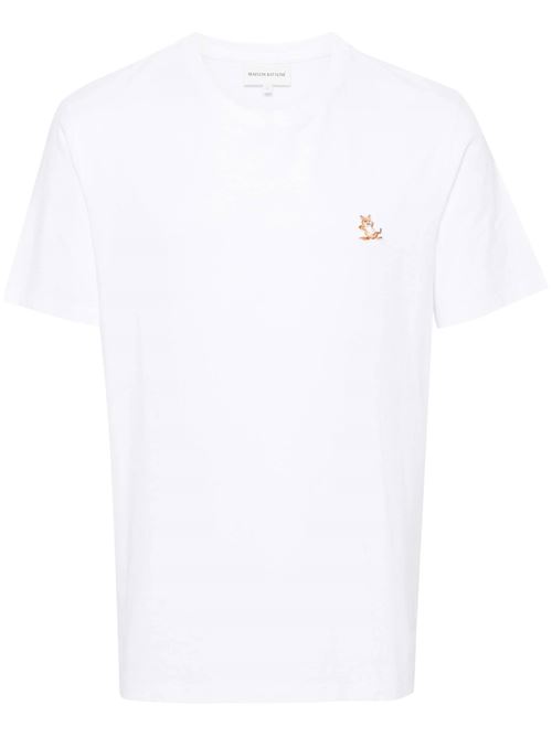 T-SHIRT CON PATCH CHILLAX FOX MAISON KITSUNE | LM00110KJ0008P100